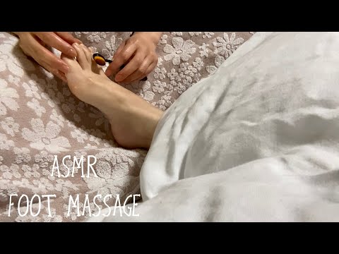 Foot Massage w. Milky lotion * asmr NEKOCAT * Foot Care / ASMR Sleepy