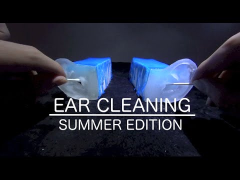 [音フェチ]耳かきと梵天(夏モデル)[ASMR]Ear cleaning(Yacyamachine SUMMER EDITION.) "귀청소","귀파기"[JAPAN]