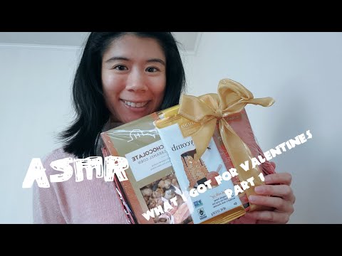 ASMR -  What I got for Valentines(Part 1) tapping