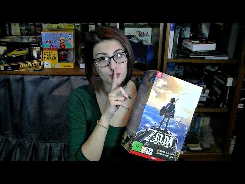 The Legend of Zelda: Breath of the Wild ~ ASMR ~ Unboxing of The Limited Edition (SWITCH)