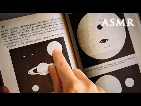 ASMR 1hr Astronomy Book from 1923 | Deep Voice Swedish Binaural