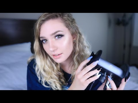 repeating "UwU" & mic blowing & lens tapping ASMR