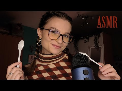 ASMR Spoons on the mic🥄