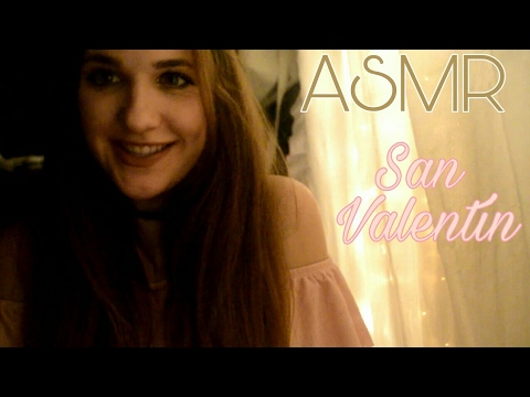 ASMR Español 🇦🇷 || San Valentín 😍🐈❤|| Sonidos con tela.