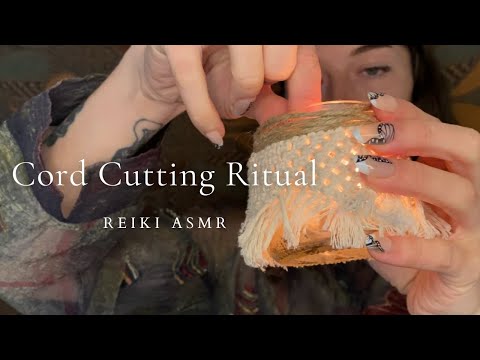 Reiki ASMR ~ Relaxing | Cord Cutting | Scissor Sounds | Release | Remove Limitation | Energy Healing