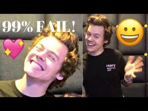 TRY NOT TO SMILE WITH HARRY STYLES!!! (impossible)