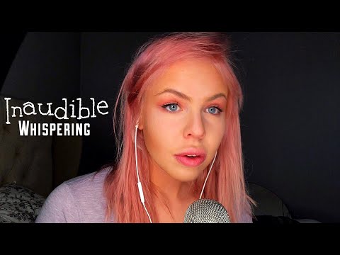 ASMR Intense Inaudible Whispering, Crackle-y Mouth Sounds, Up Close