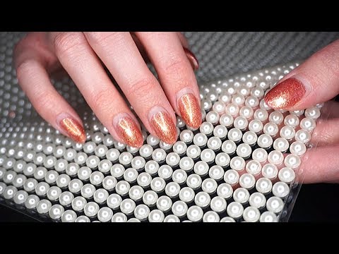 ASMR with ✨Glitter and Pearls✨ | Different Textures (No Talking)