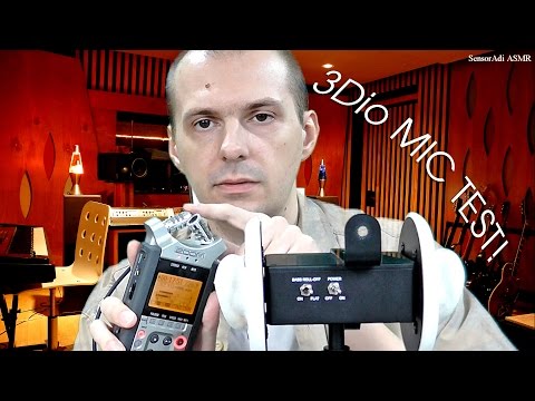 ASMR Biggest 3Dio Free Space Pro Binaural Mic Test + Compare other Microphones