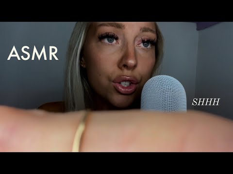 Asmr | Saying “Shhh” & Covering your Mouth ✋🏼👄 ~ shirt scratching/kisses/mouth sounds