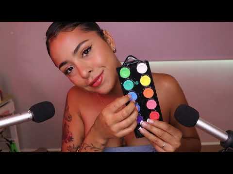 ASMR / TINGLES + SPIN PAINTING + MOUTH SOUNDS Y MÁS
