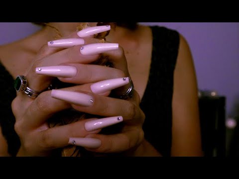 ASMR Hypnosis Sleep Session | Long Nails Hand Movements Tapping | Personal Attention Soft Spoken