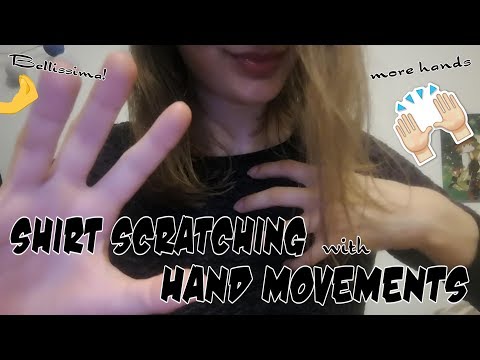 ASMR SHIRT SCRATCHING WITH HAND MOVEMENTS (no talking)