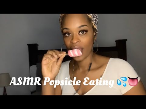ASMR Wet Popsicle Eating + Mouth Sounds