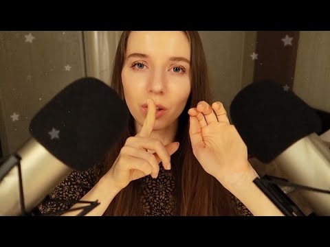 ASMR SLOWLY REPEATING TINGLY TRIGGER WORDS. HAND MOVEMENTS. CLOSE UP WHISPERING.