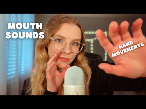 ASMR | PURE MOUTH SOUNDS + HAND MOVEMENTS (Wet & Dry) FAST & AGGRESSIVE *Tingly*