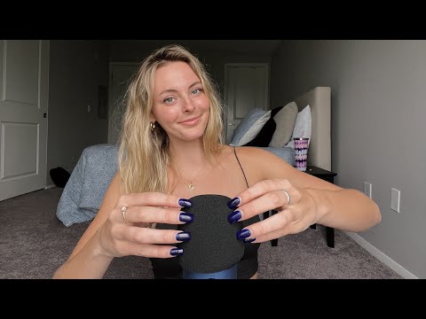 ASMR BRAIN MASSAGE 🧠 Mic Cover Scratching, Rubbing & Tapping with Relaxing Whisper