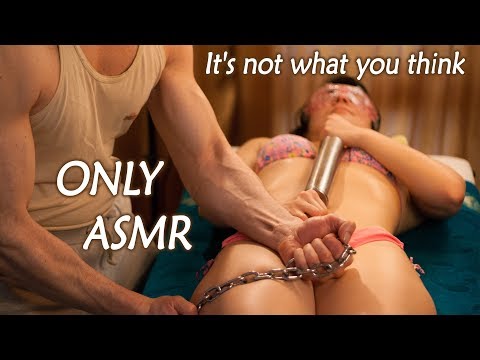 ASMR Full Body Massage with Chain, Rolling pin, etc. Part 2