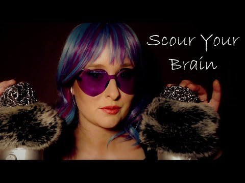 ASMR Twin Yeti || Mic blowing, scratching and scrunching with scour sponges ♡