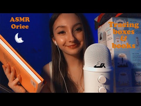 ASMR | Tracing boxes and books ✨🌛