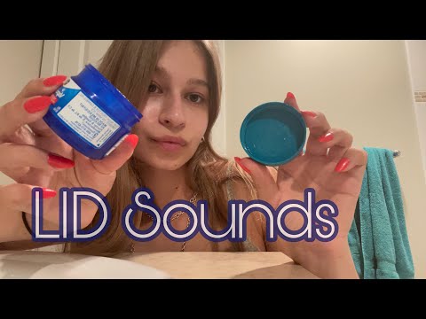 ASMR Lid Sounds+Tapping😴(no talking)