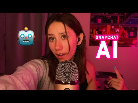 ASMR | snapchat AI chooses my triggers 🤖