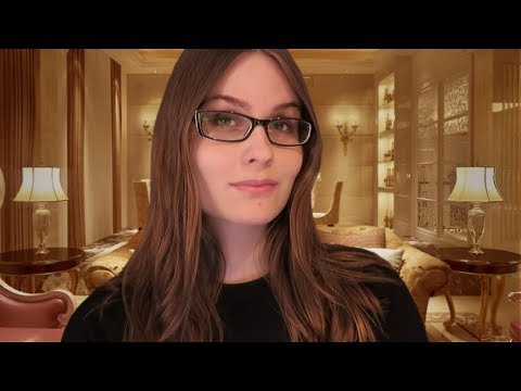 ASMR Hotel Check In Roleplay (Historic Belle Mansion) | Soft Spoken, Typing Sounds