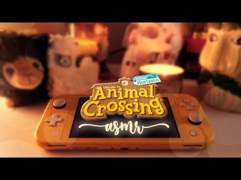 ✶😴 ASMR Animal Crossing New Horizons - Meet My Islanders! Whispered 😴✶ Nintendo Switch Lite
