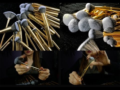 Morphe Gilded makeup brush set ASMR Crinkles