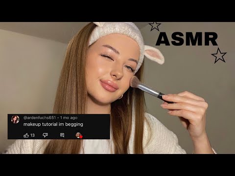 ASMR | doing my makeup ☆ a tutorial kinda?