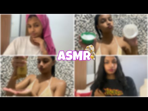 ASMR- cuidados com meu cabelo|completo