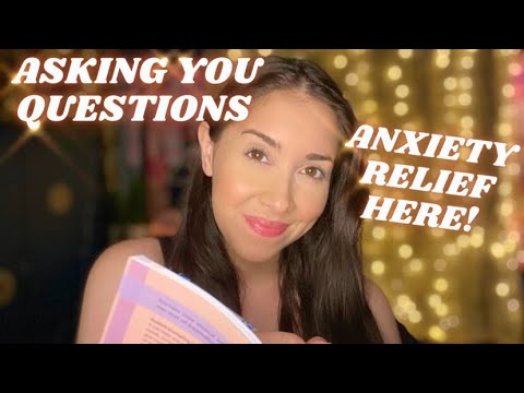 #ASMR 💜 Asking you Questions ~ Anxiety Relief asmr personal attention