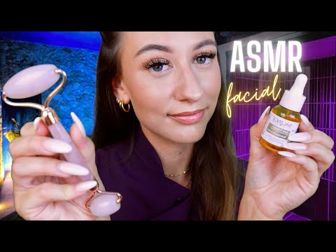 ASMR Spa Facial Roleplay for Sleep (Soft Spoken) 😴 personal attention & layered sounds