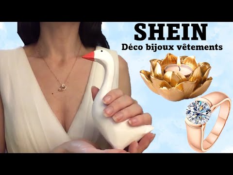 ASMR * Unboxing SHEIN décos maison, vêtements et bijoux