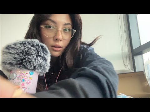 ASMR haul (part 1 from melbourne trip!)💗 ~random triggers, tapping, scratching, whispering~