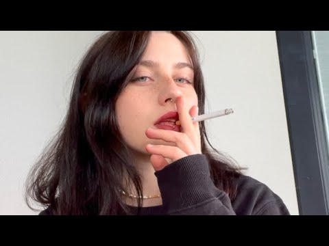 ASMR smoking a cigarette with you (no talking n nature sounds)