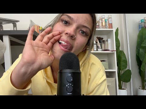 ASMR| TONGUE SWIRLING TINGLES-TONGUE BITING AND EXTREMELY WET MOUTH SOUNDS