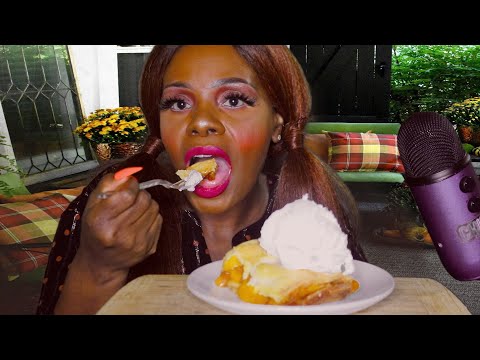 Best Peach Cobbler Patti Did That ASMR Eating Sounds