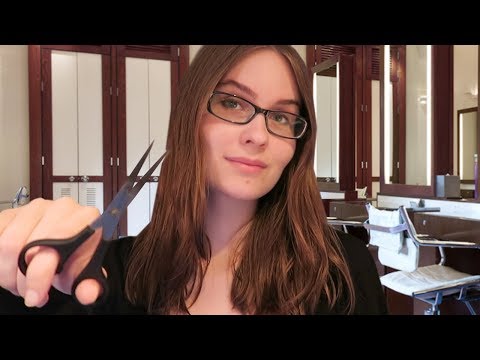ASMR Haircut and Color Roleplay