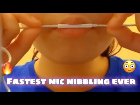 Asmr fastest mic nibbling ever! 🤭No talking🤫