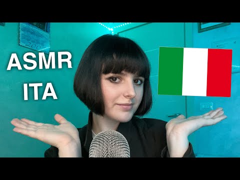 ASMR ITALIANO 🇮🇹 (in Italian + mic scratching) PT. 2