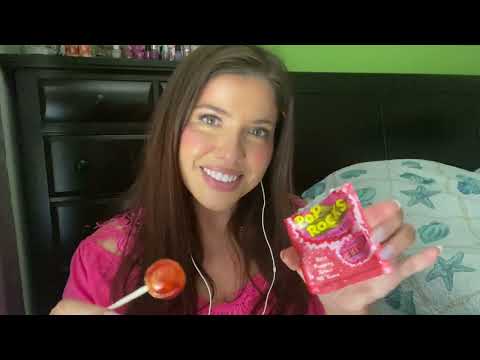 ASMR pop rocks, mouth sounds and relax with hand movements🤩💕🥰💗
