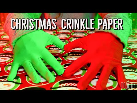 ASMR 🤶 Crinkly Christmas Paper