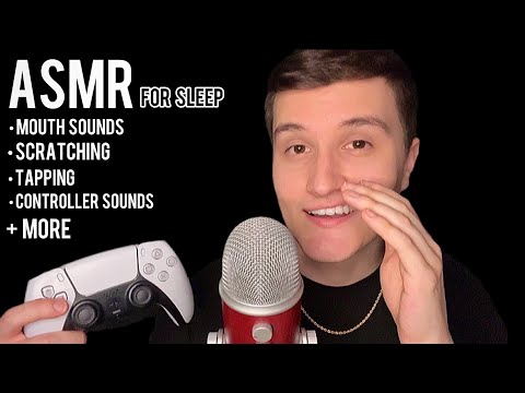 ASMR triggers to make YOU sleep NOW 😴💤 (mouth sounds , scratching , tapping)