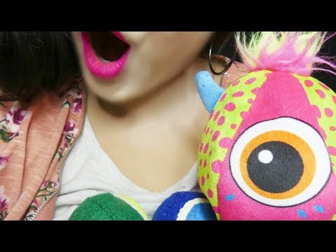 ASMR Tapping Sounds, Rubbing Sounds  ~ Toy Balls