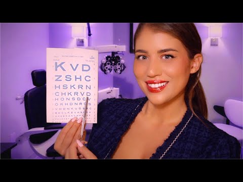 ASMR | Eye Exam Follow My Instructions (Light Tests)