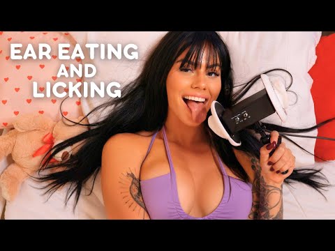 Better than Amouranth The BEST Ear Eating & Mouth Sounds | Simone ASMR