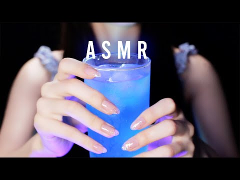 ASMR Satisfying Water, Ice, Drinking Sounds / Cool and Refreshing Trigger (No Talking)