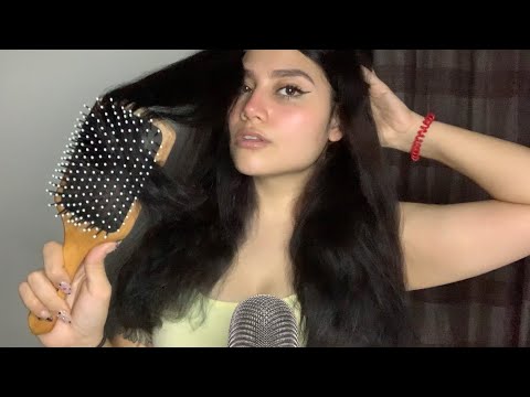 Cepillando mi cabello- María ASMR