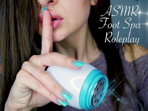 ASMR Foot Spa Roleplay *Pedicure and Massage
